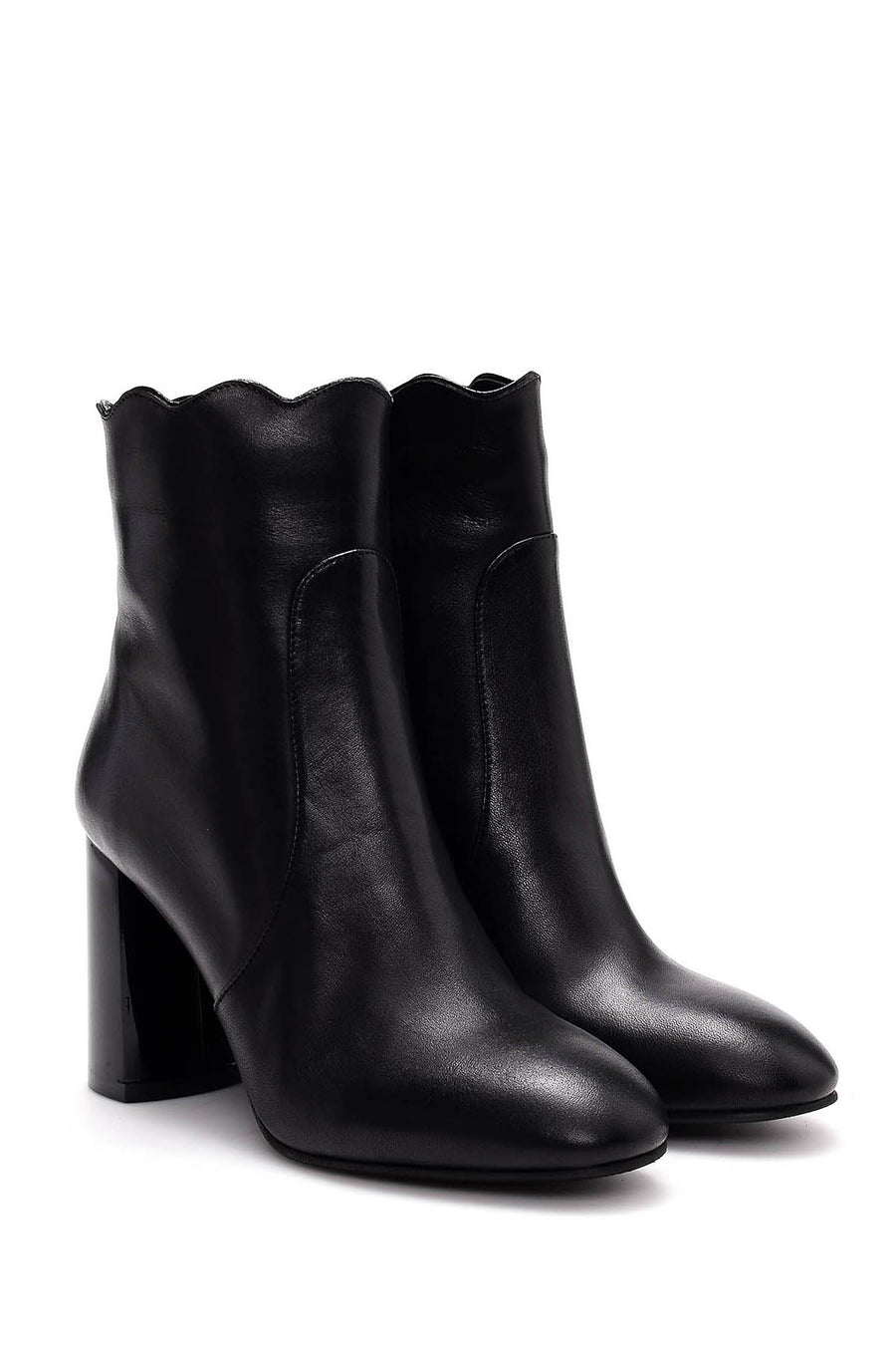 Women's Heeled Leather Boots