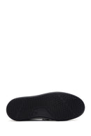 Men's Black Leather Thick Soled Sports Loafer | Derimod