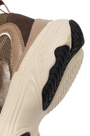 Kadın Bronz Bağcıklı Kalın Tabanlı Sneaker | Derimod