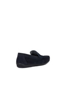 Geox Erkek Lacivert Ascanio Süet Deri Casual Loafer | Derimod