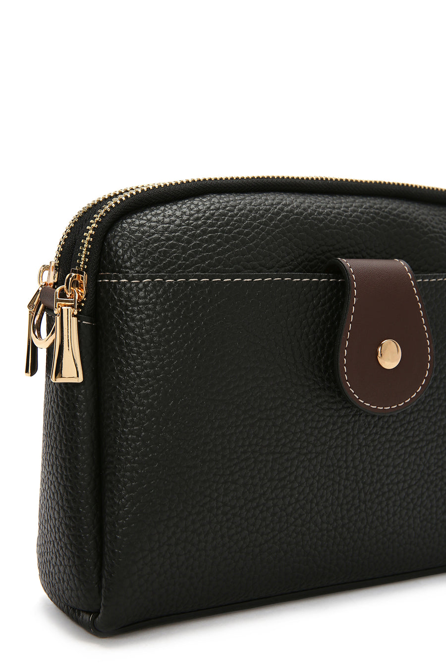 Women's Black Long Strap Crossbody Bag