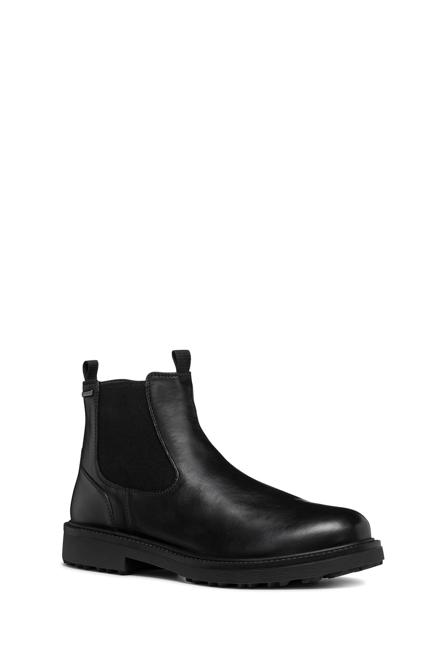 Geox Men's Black Lagorai + Grip Abx Zippered Waterproof Leather Casual Boots