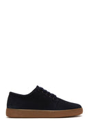 Men's Leather Suede Sneaker | Derimod