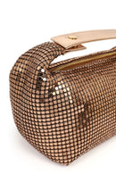 Women's Bronze Sequin Mini Shoulder Bag | Derimod