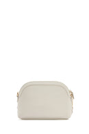 Woman Cream Long Braided Crossbody Bag with Long Chain Strap | Derimod