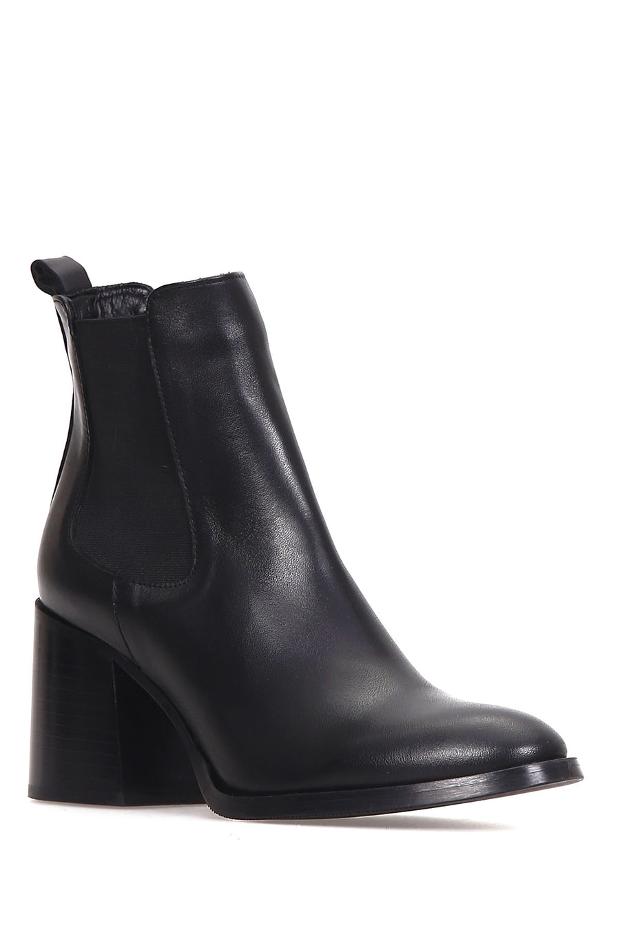 Women's Heeled Leather Boots