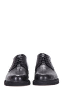 Crocodile Patterned Men's Leather Shoes | Derimod
