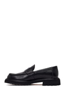 Erkek Siyah Deri Casual Loafer | Derimod