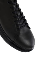Men's Khaki Lace-up Leather Sneaker | Derimod
