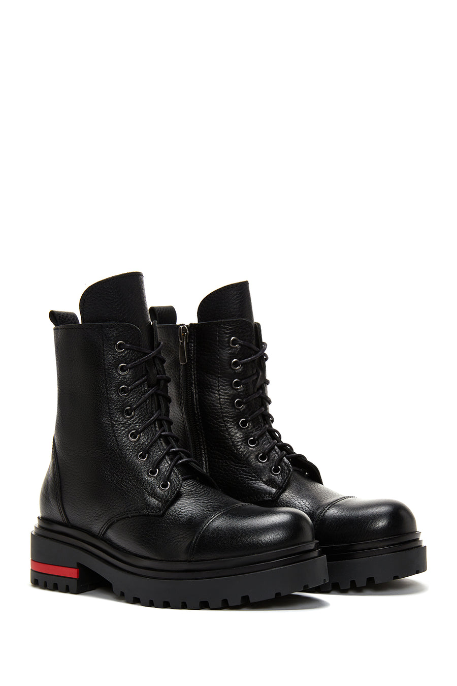 Women's Black Leather Boots
