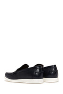 Men's Leather Printed Loafer | Derimod