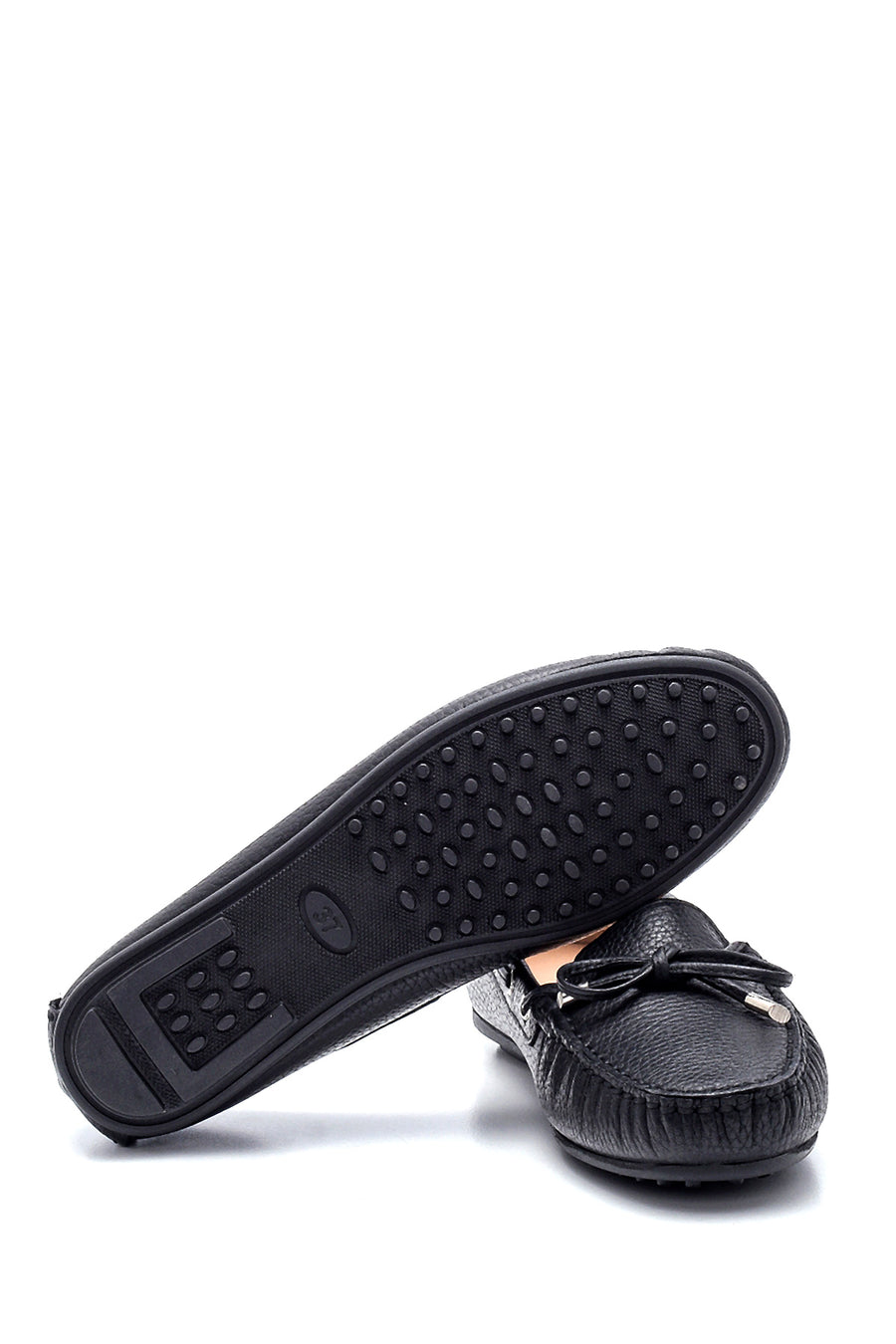 Kadın Deri Fiyonklu Loafer