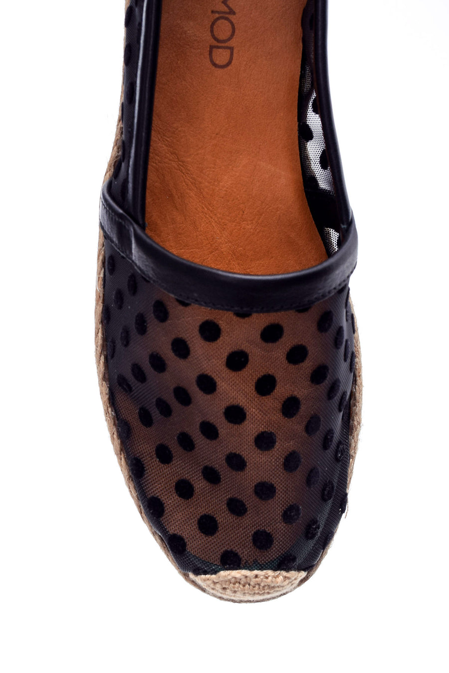 Women's Tulle Detailed Polka Dot Loafer