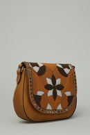 Women's Crossbody Bag with Staple Detail | Derimod