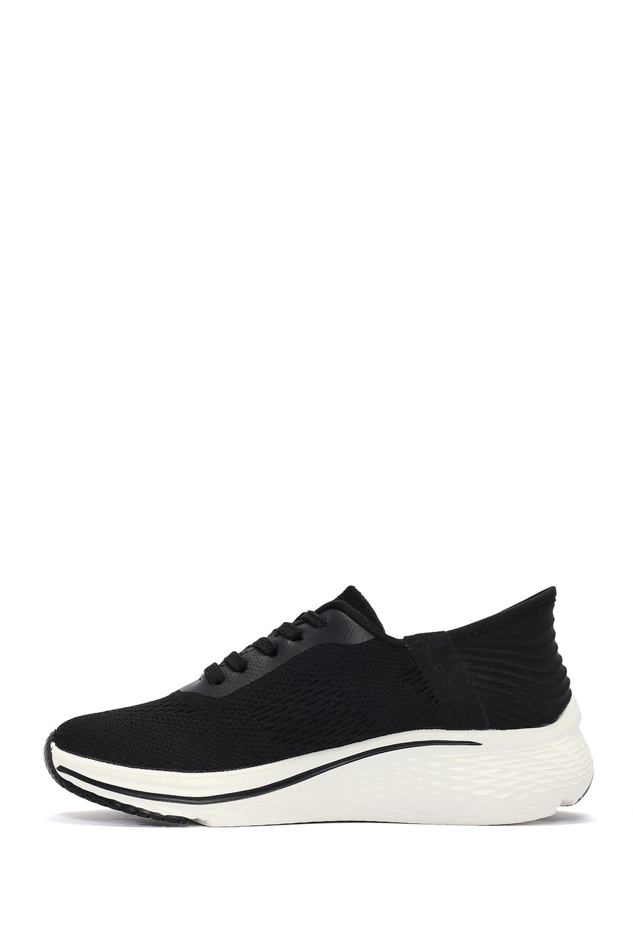 Derimod Zero Women's Black Lace-Up Thick Soled Sneaker