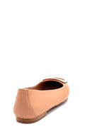 Women's Leather Buckle Detailed Ballerinas | Derimod