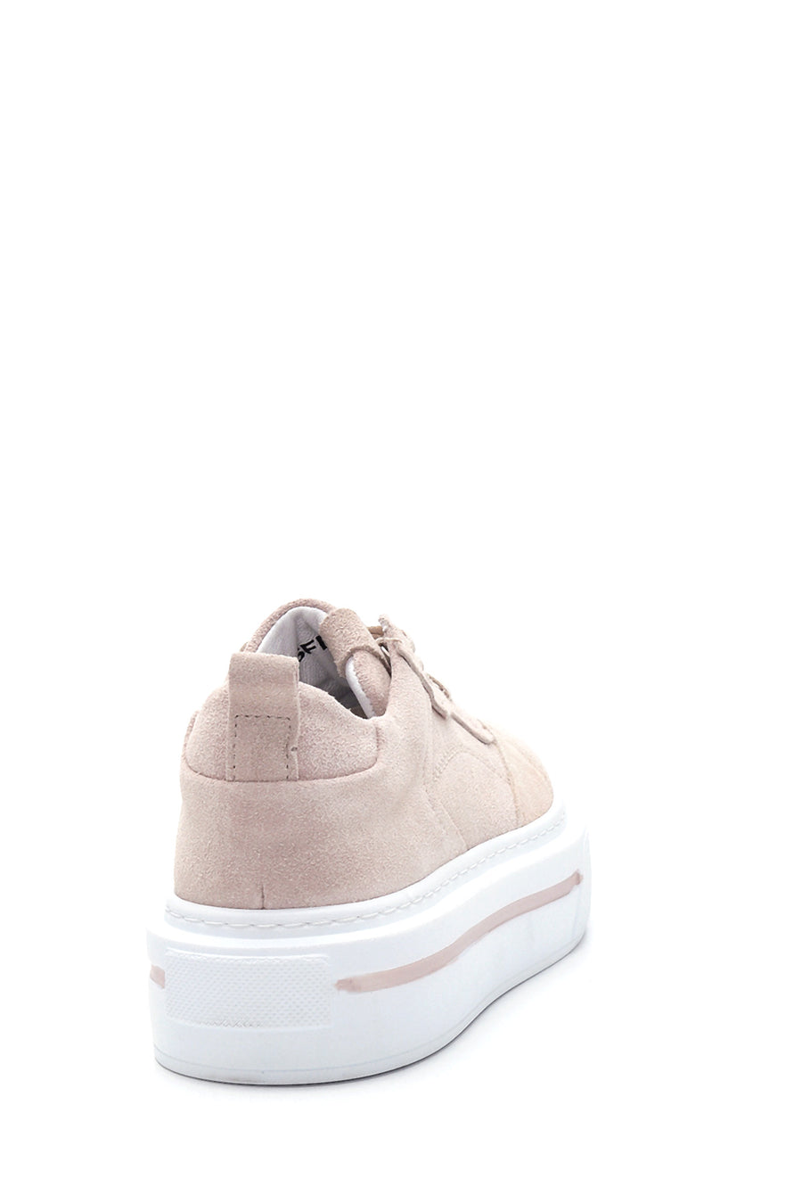 Women's Leather Suede High Sole Sneaker