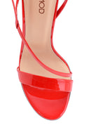 Women's Patent Leather Heeled Sandals | Derimod