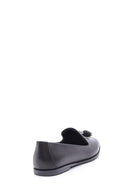 Women's Feather Detailed Leather Loafer | Derimod