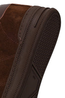 Male Brown Lace-Up Suede Leather Sneaker | Derimod