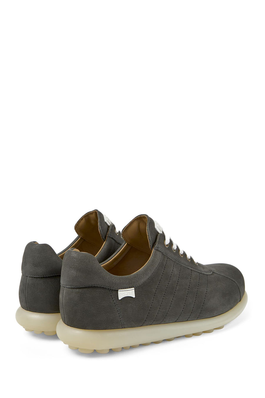 Camper Men's Gray Pelotas Ariel Leather Sneaker