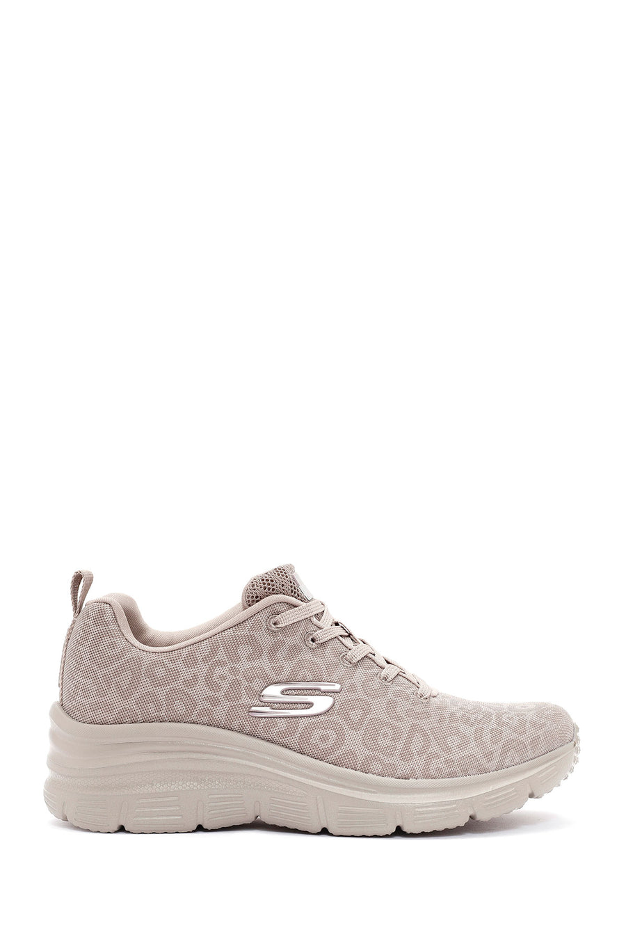Skechers Women's White Uno Court Lace-Up Chunky Sole Leather Sneakers 177700 WHT | Derimod