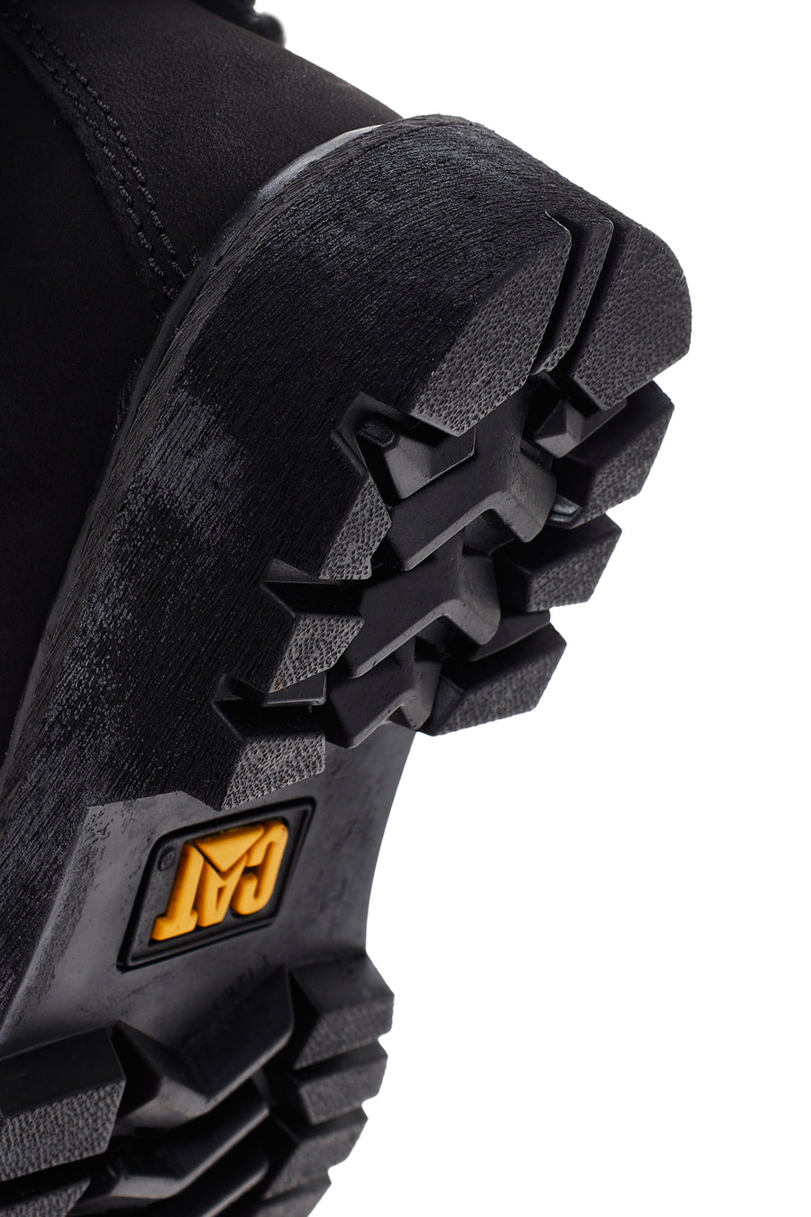 Caterpillar Women's Black Utah Fur Nubuck Leather Lace-up Boots