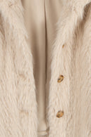 Andermatt Woman White Short Teddy Coats | Derimod