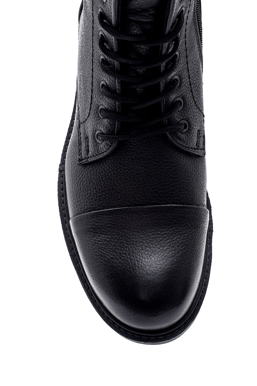 Men's Leather Zippered Boots