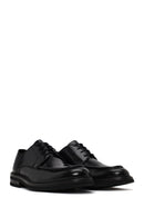 Male Black Lace-Up Leather Casual Shoes | Derimod