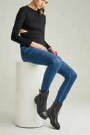 Studded Women's Leather Boots | Derimod
