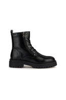 Geox Women's Black Iridea Leather Boots | Derimod