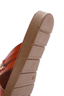 Women's Tan Flat Slippers | Derimod