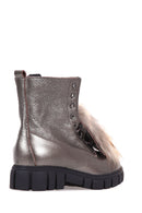 Women's Hairy Leather Boots | Derimod