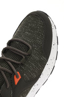 Derimod Zero Men's Green Lace Up Fabric Sneaker | Derimod