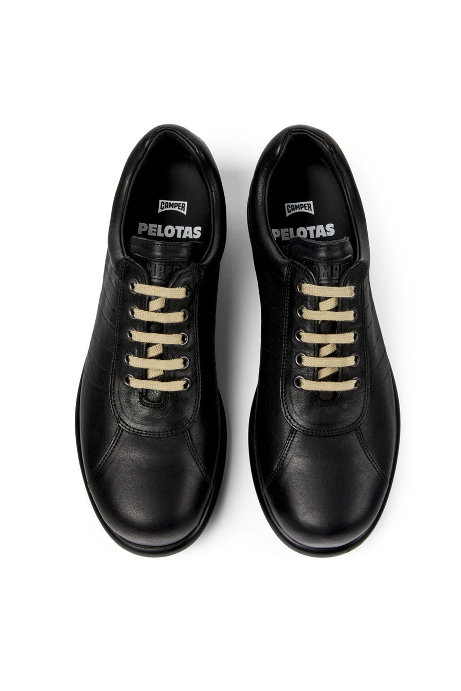 Camper Erkek Siyah Pelotas Ariel Deri Sneaker