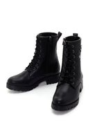 Women's Black Zippered Boots | Derimod