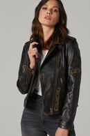 Icon Women's Leather Jacket | Derimod
