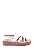 Women's Crocodile Detailed Sandals | Derimod