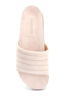 Women's Suede Leather Slippers | Derimod