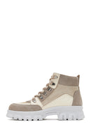 Women's Leather Lace-up Boots | Derimod