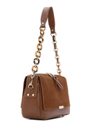 Women's Tan Long Strap Crossbody Bag | Derimod