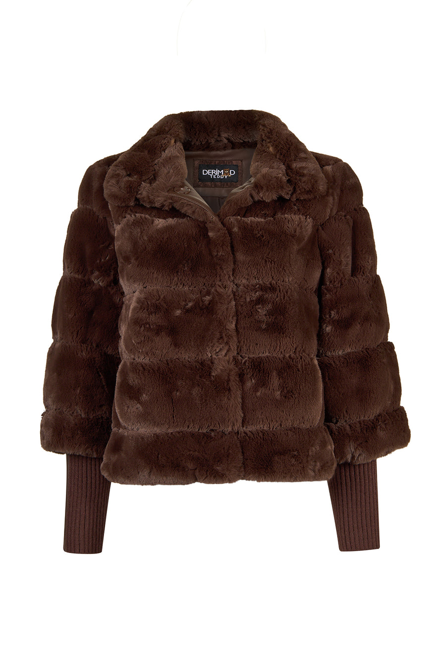 Dolomiti Kadın Kahverengi Kısa Teddy Mont 26WGP5660FF | Derimod