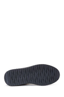 Men's Black Leather Zippered Casual Boots | Derimod
