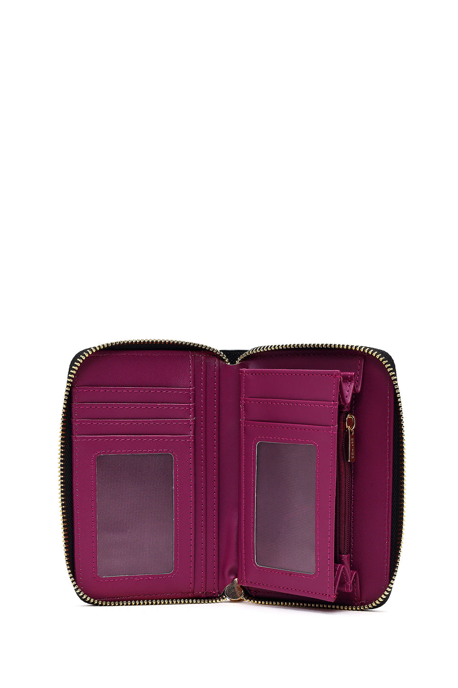 Woman Black Printed Wallet