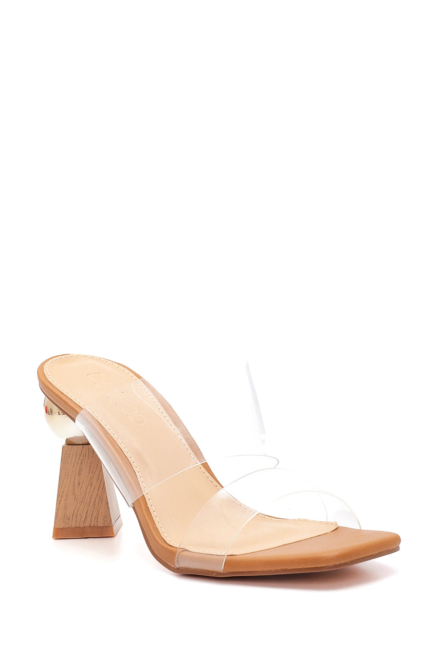 Women's Transparent Heeled Slippers