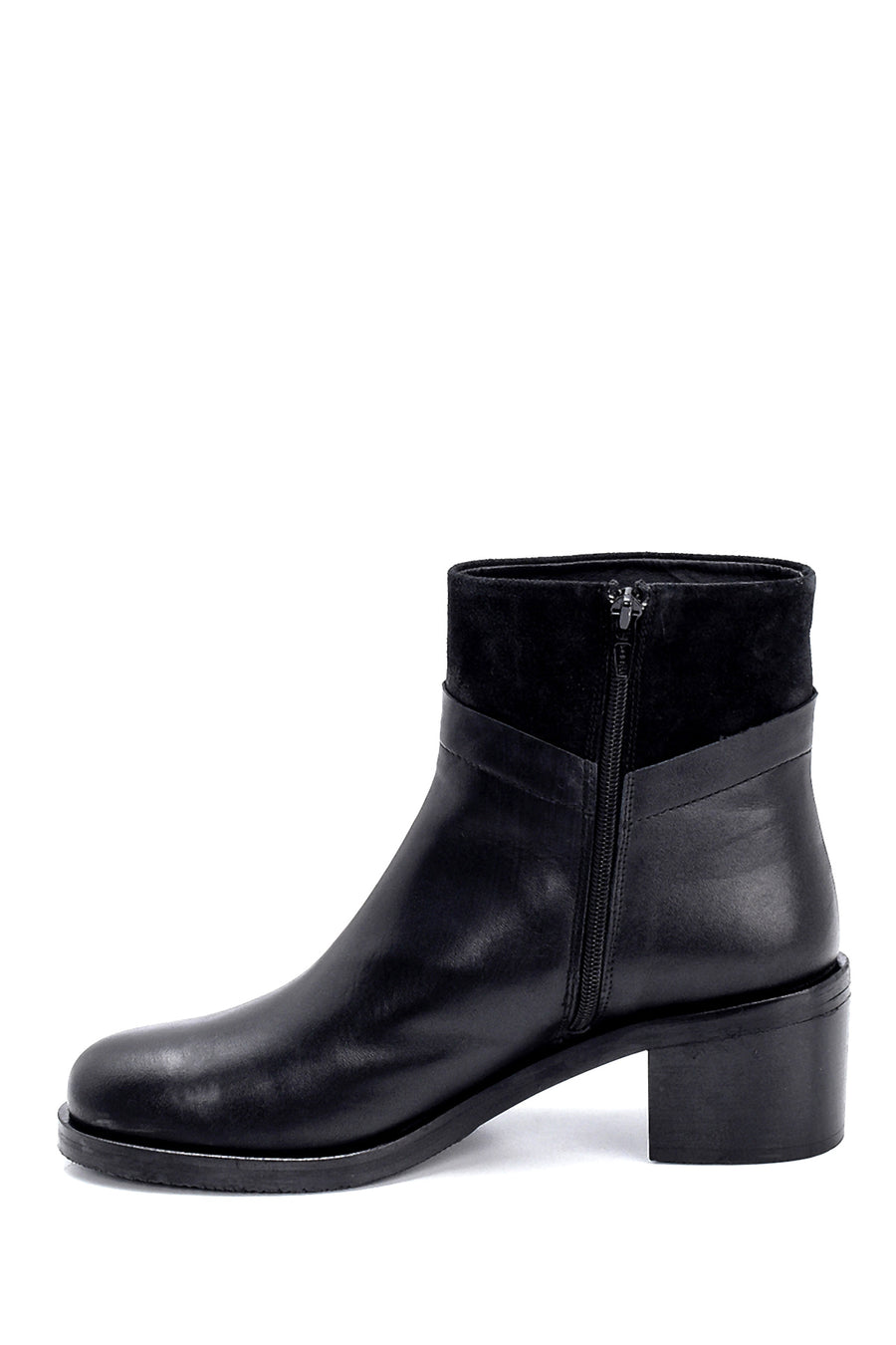 Women's Leather Heeled Boots