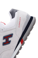 Hammer Jack Erkek Beyaz-Kırmızı Süet Deri Chile M Sneaker | Derimod