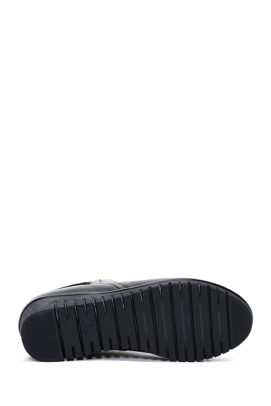 Women's Leather Wedge Heel Boots