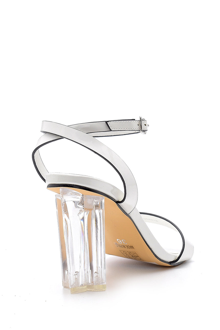 Women's Transparent Heeled Sandals